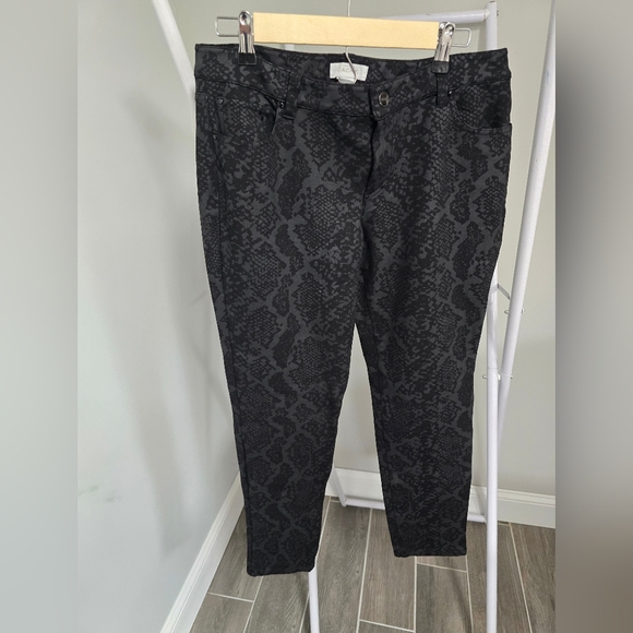 Cache black Snake print pants - Picture 1 of 11